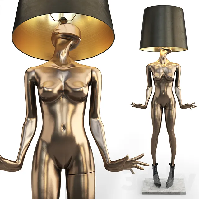 MANNEQUIN FLOOR LAMP FREDERIKA 3D Model