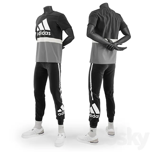 Mannequin. tracksuit 3DModel