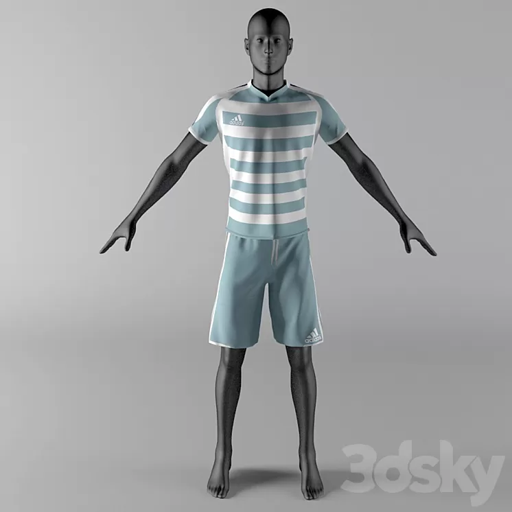 Mannequin with clothes 3D Model