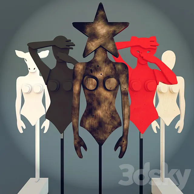 mannequins Archpole 3DModel