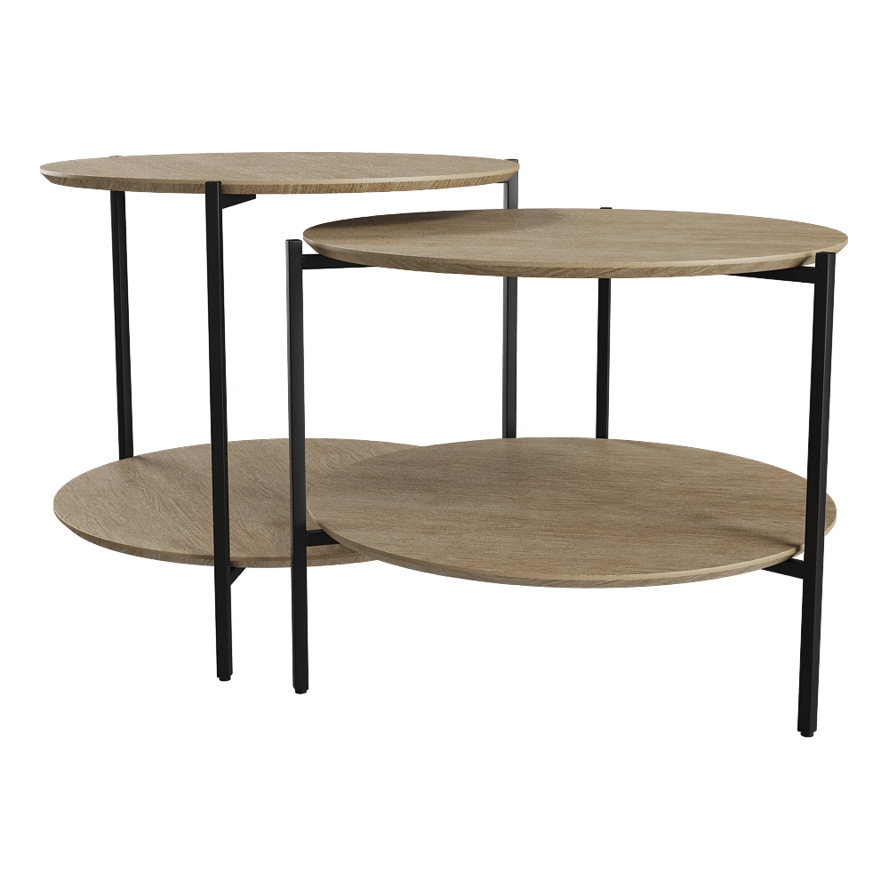 Mano Factory - Coffee tables William X2 3D Model