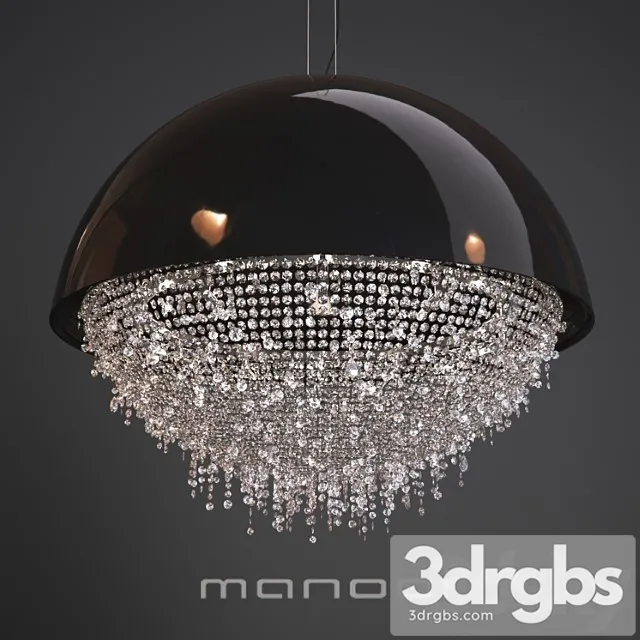 Manooi Ozero Chandelier 3D Model Free