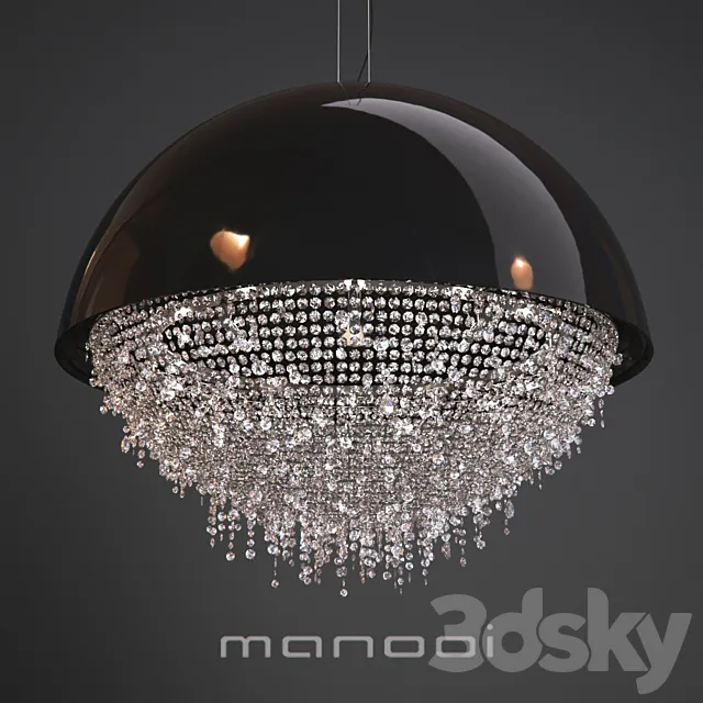 Manooi Ozero Chandelier 3DModel