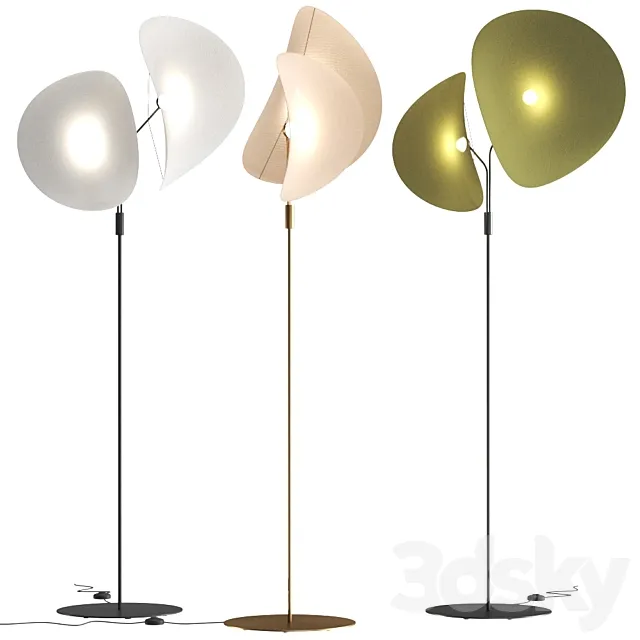Manta Floor Lamp by bs living 3DModel