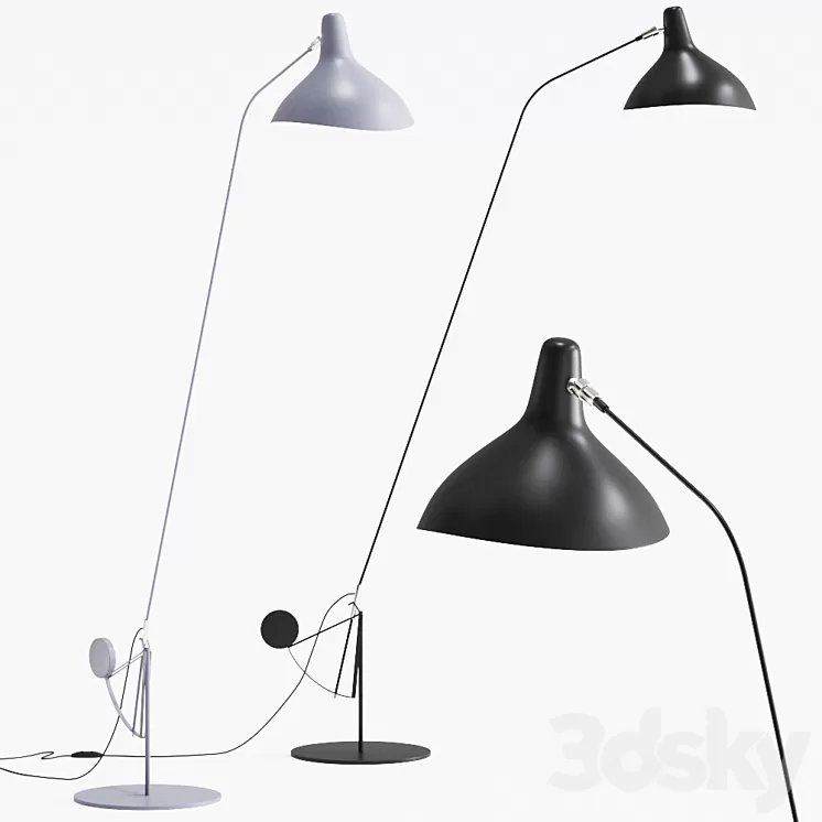 Mantis Bs1 B Bl by Dcw Editions Floor Lamp 3D Model Free