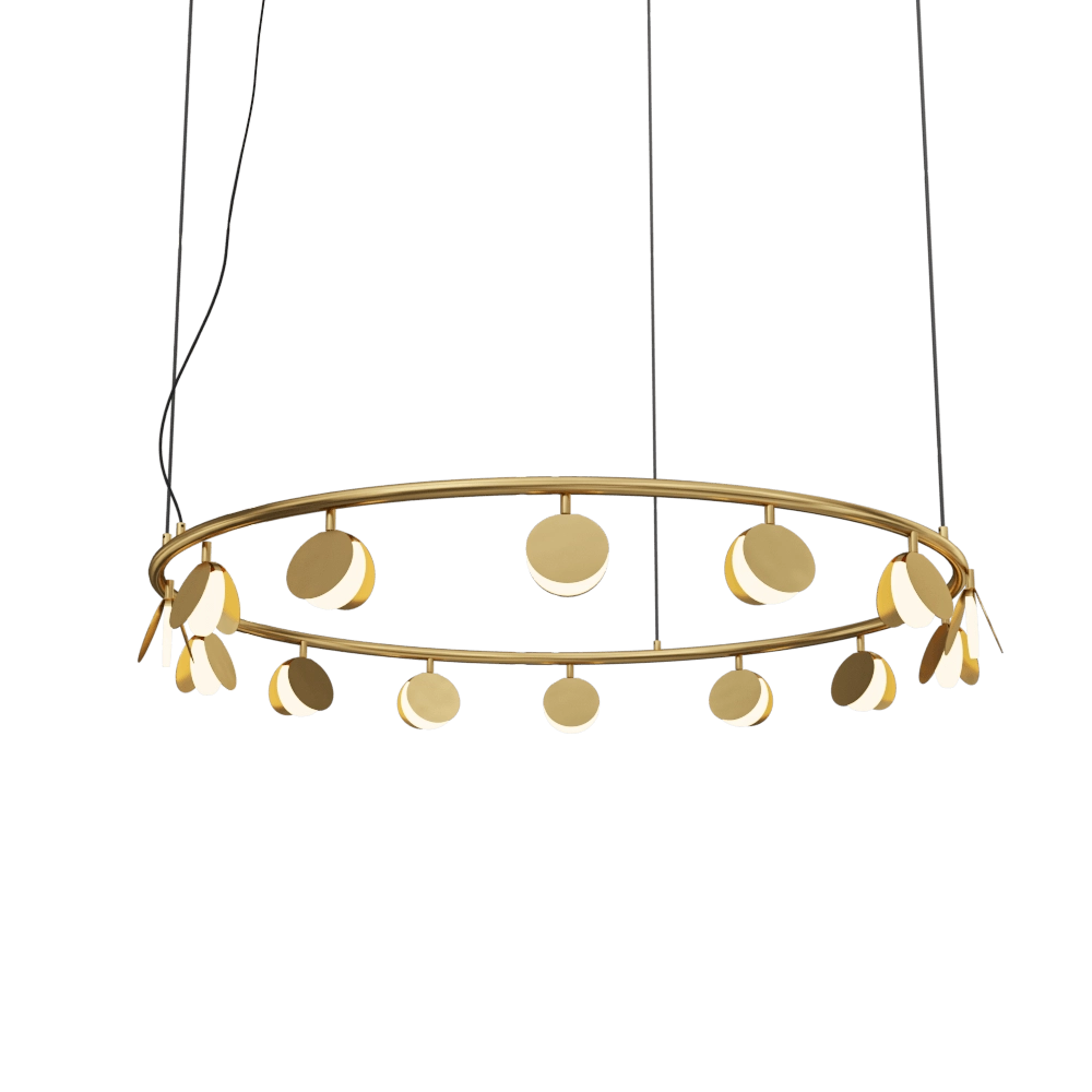 Mantra - Hanging chandelier Shell 7357 3D Model