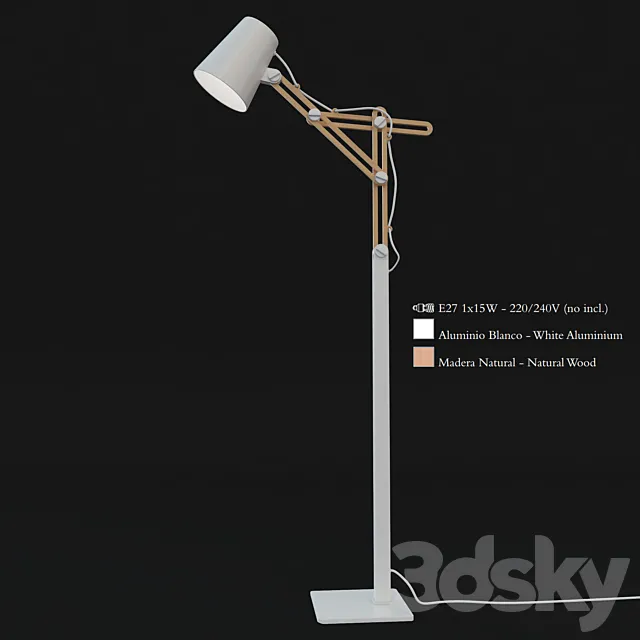 Mantra Looker Floor Lamp 3D Model