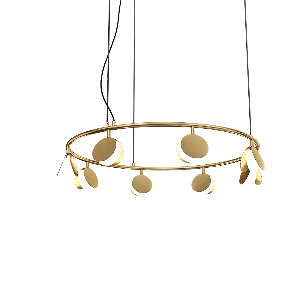 Mantra - Pendant chandelier Shell 7261 3D Model