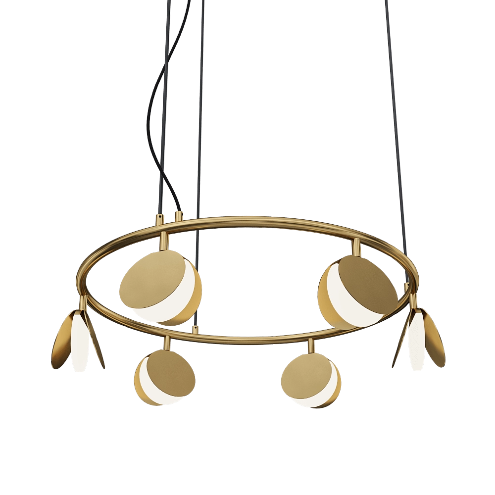 Mantra - Pendant chandelier Shell 7262 3D Model