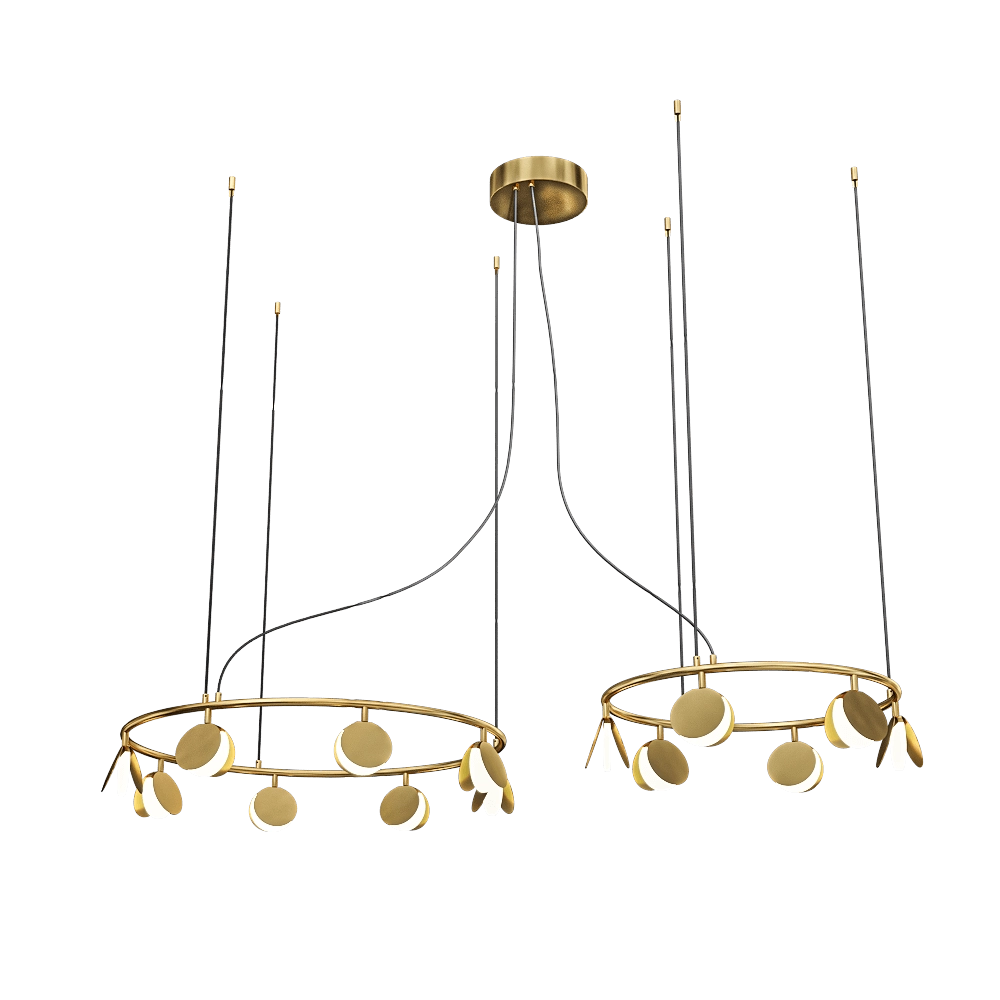 Mantra - Pendant chandelier Shell 7356 3D Model