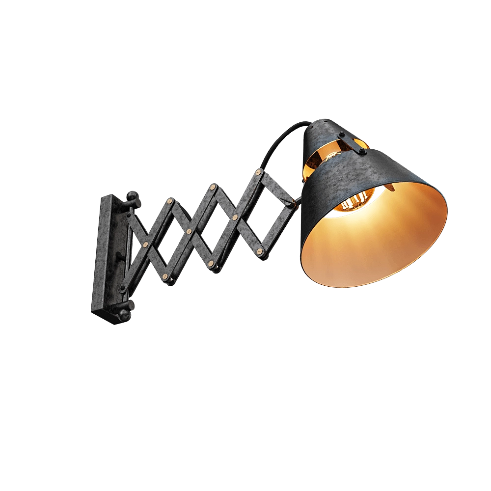 Mantra - Wall lamp Industrial  5444 3D Model