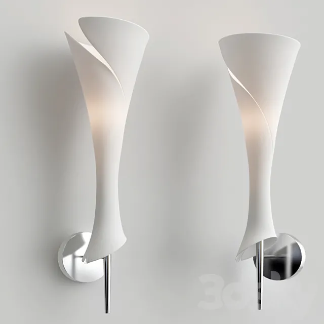 Mantra wall lamp Zack 0773 3D Model