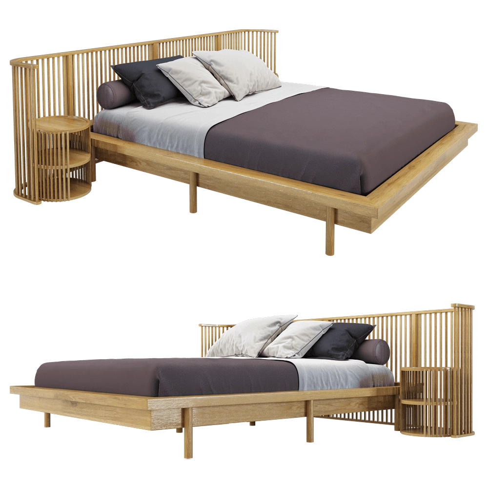 Manual mode - Bed Forest 3D Model