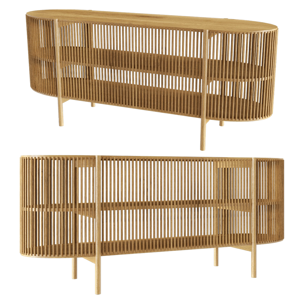 Manual mode - Cabinet with drawer Forest 3D Model