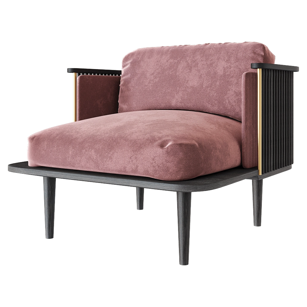 Manual mode - Lounge chair Forest 1 3D Model