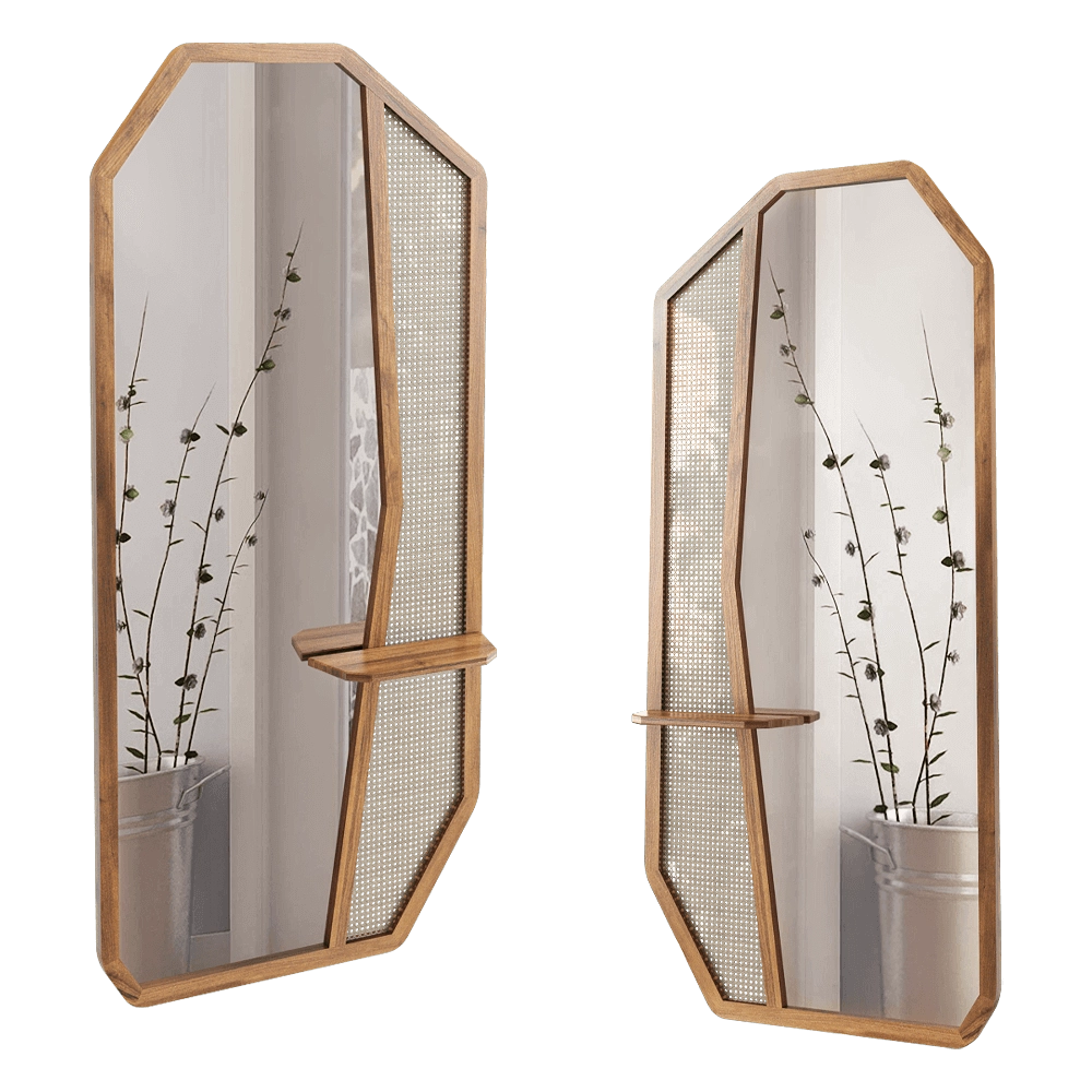 Manual mode - Mirror Rattan 3D Model