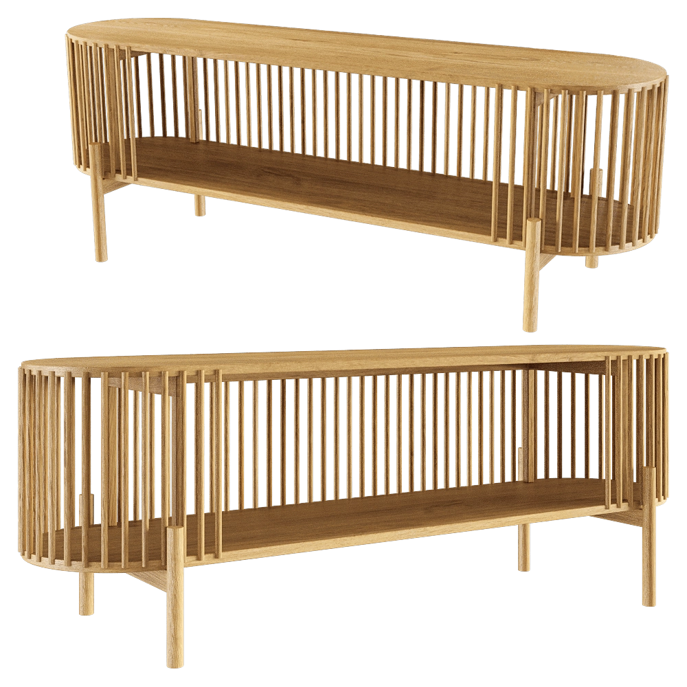 Manual mode - Sideboard - open Forest 3D Model