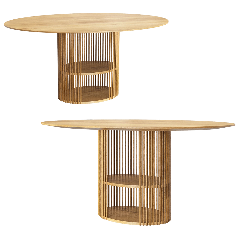 Manual mode - Table Forest oval 3D Model
