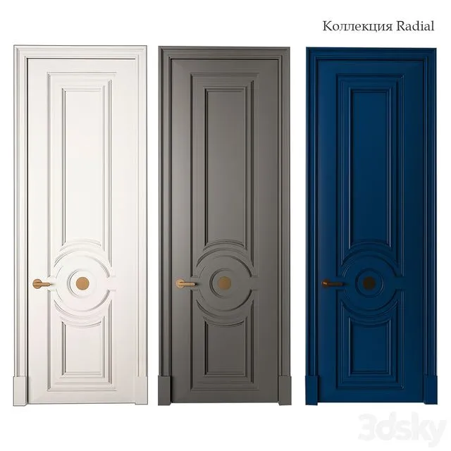 Manufactory OknaDom collection Radial 3D Model