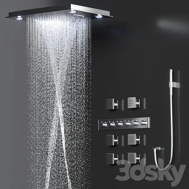 MAOFALZZNA LED Shower 3D Model