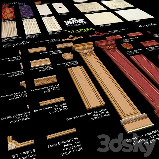 Mapisa ceramia. Stariy Arbat 3D Model