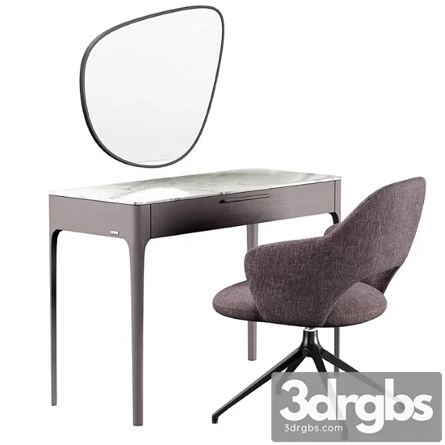 Mara Dressing Table Roma Furman Armchair 2 3D Model Free