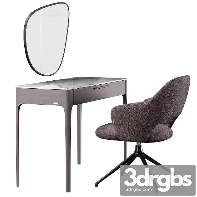 Mara Dressing Table Roma Furman Armchair 3D Model Free
