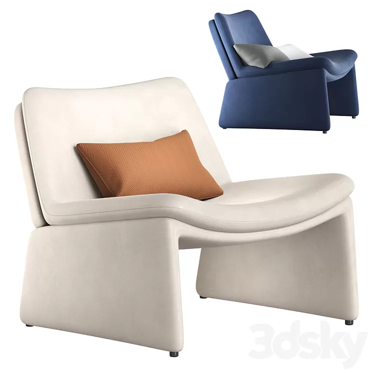 Mara Hoffman Chair West Elm 3D Model Free