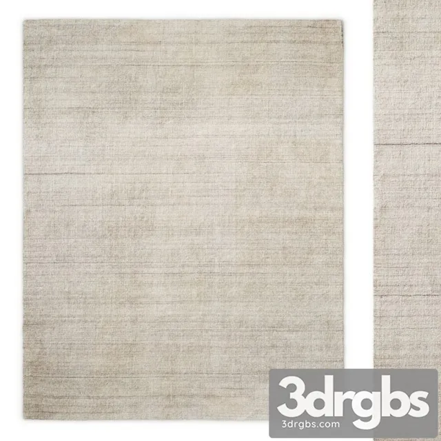 Mara Performance Handwoven Rug RH 3D Model Free