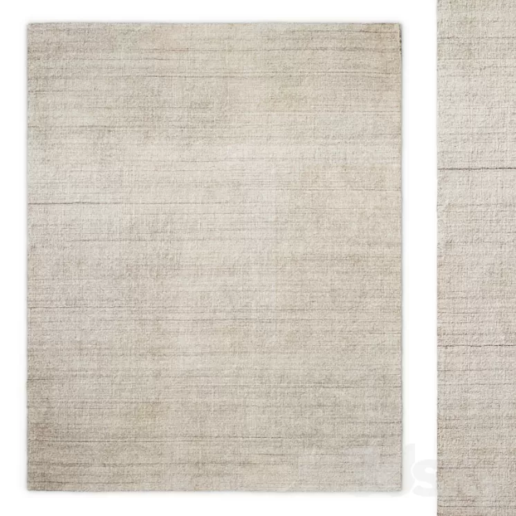 Mara Performance Handwoven Rug RH 3D Model