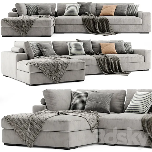 Marac Gordon Chaise Longue Sofa 3D Model