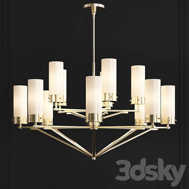 Marais Large TOB 5303BZ _ HAB-CG Visual Comfort 3DModel