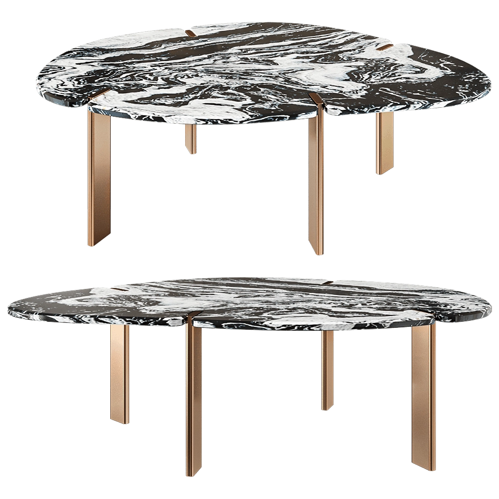 Marble Balloon - Coffee table Halys 3D Model
