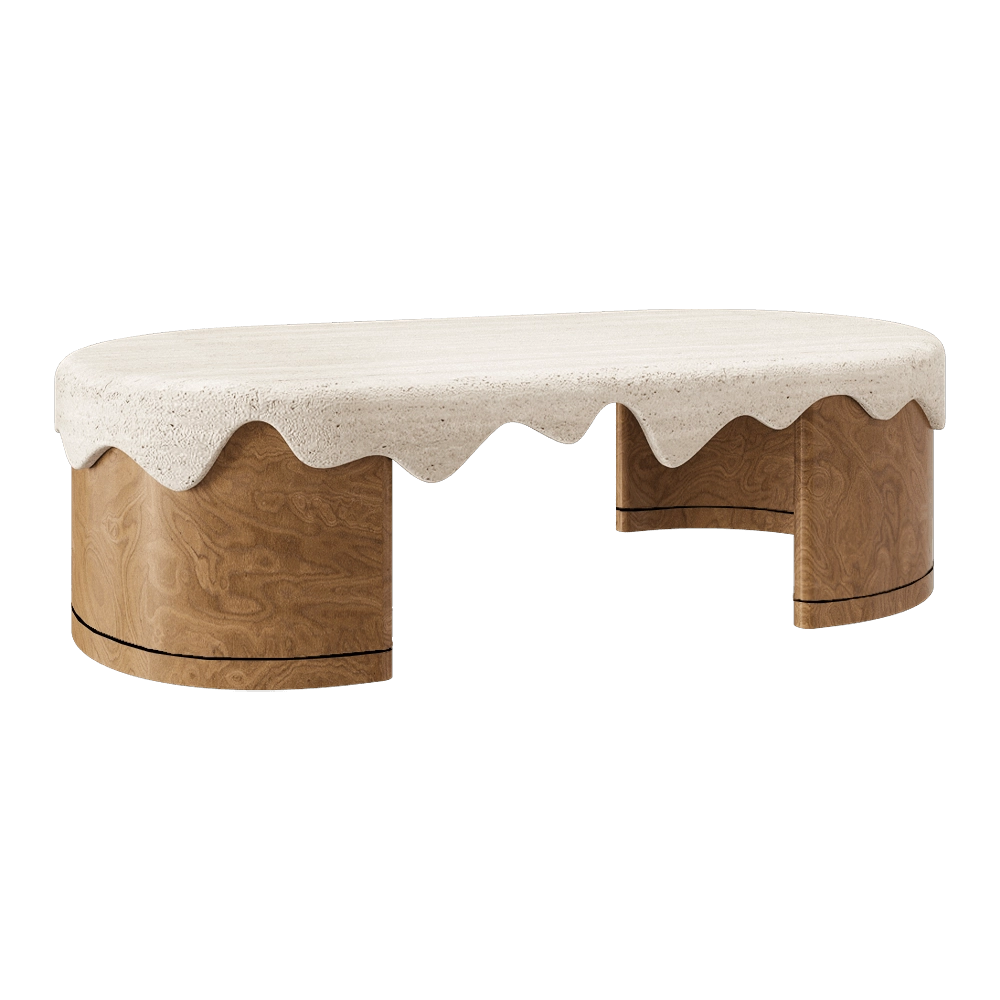 Marble Balloon - Coffee table Melt 3D Model