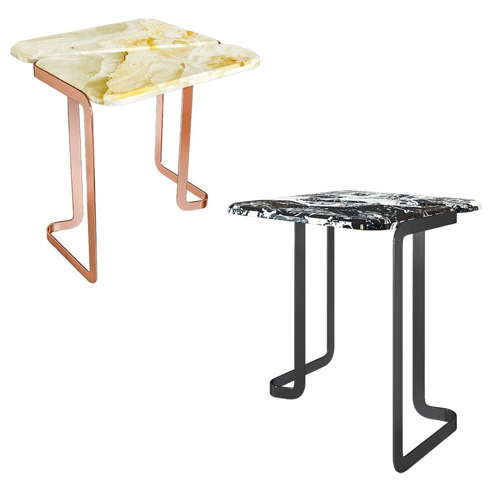 Marble Balloon - Side table Tigris 3D Model