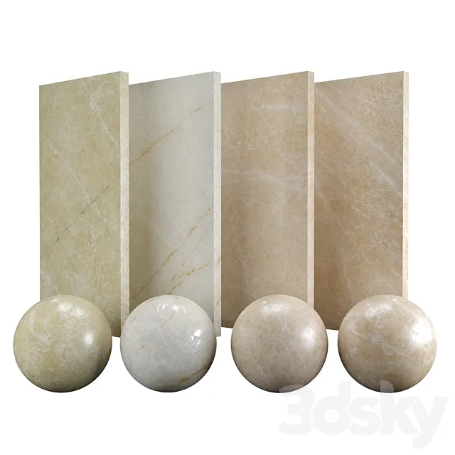 Marble beige pavonazzo 3DModel