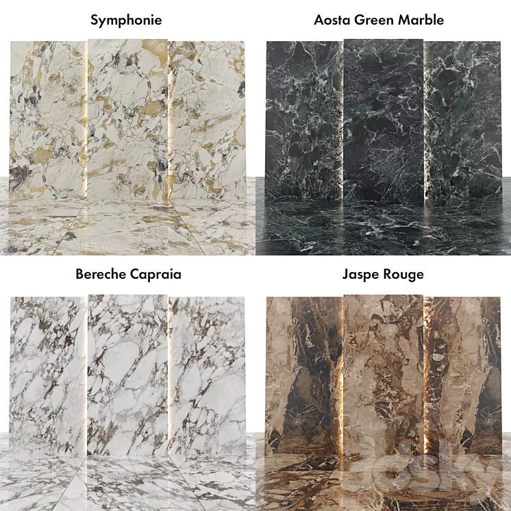 Marble Collection 1 3D Model