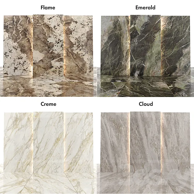 Marble Collection 2 3D Model