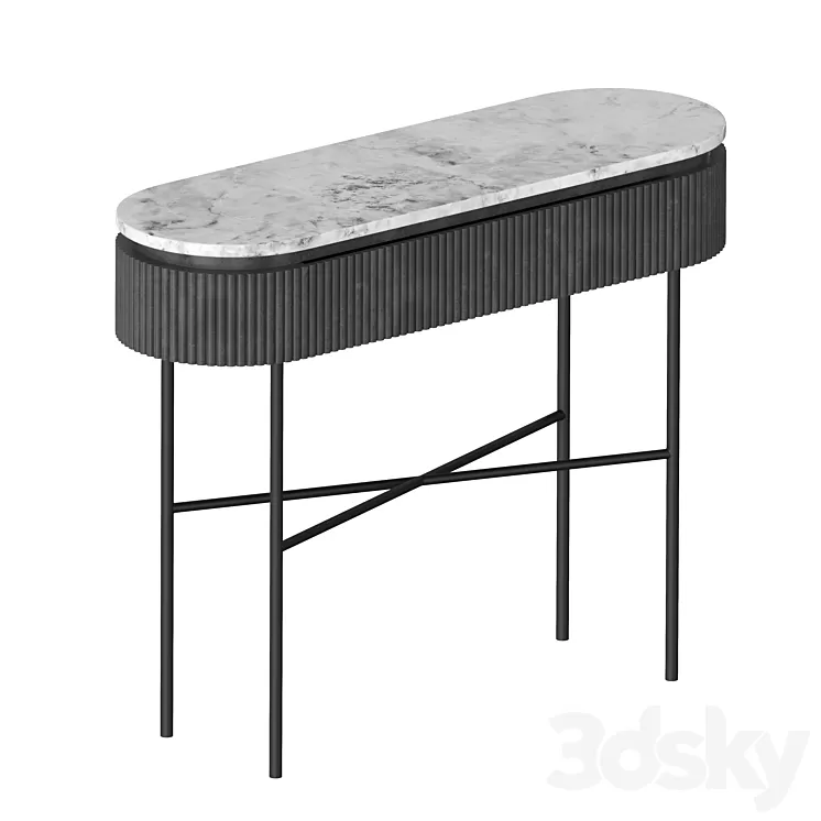 Marble Console 3D Model Free