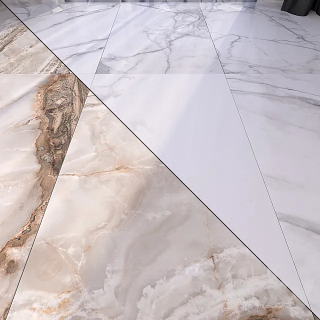 Marble Floor Set 29 3D Model