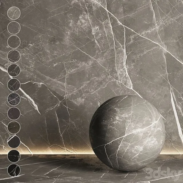 Marble of different shades №12 3D Model
