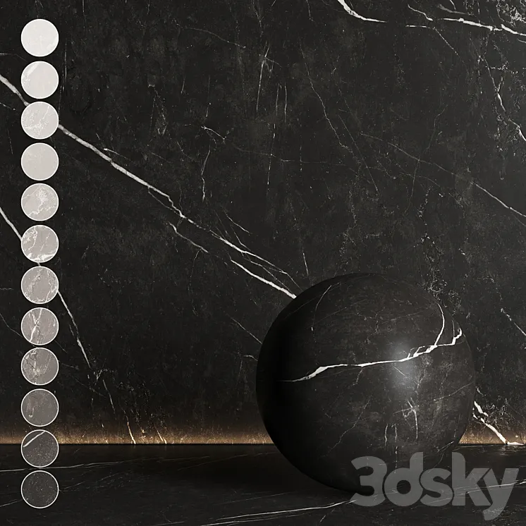 Marble of different shades №17 3D Model Free