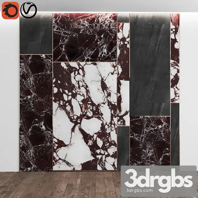 Marble Panel 1 1 3D Model Free