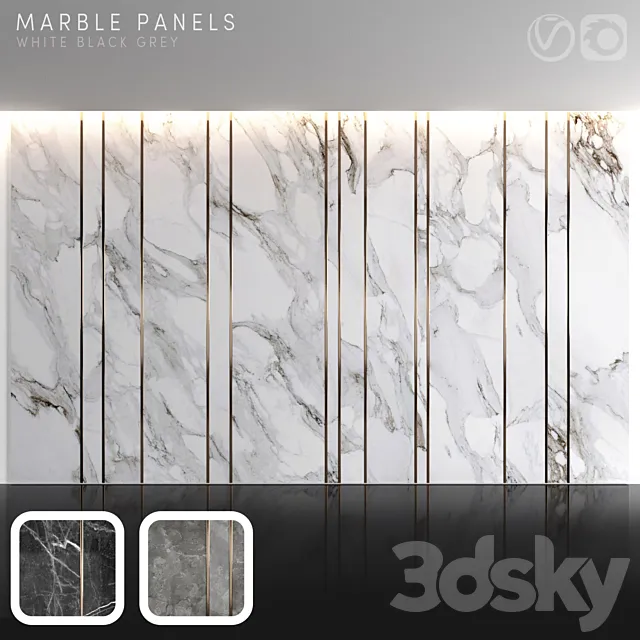 Marble panels 2 Free Download