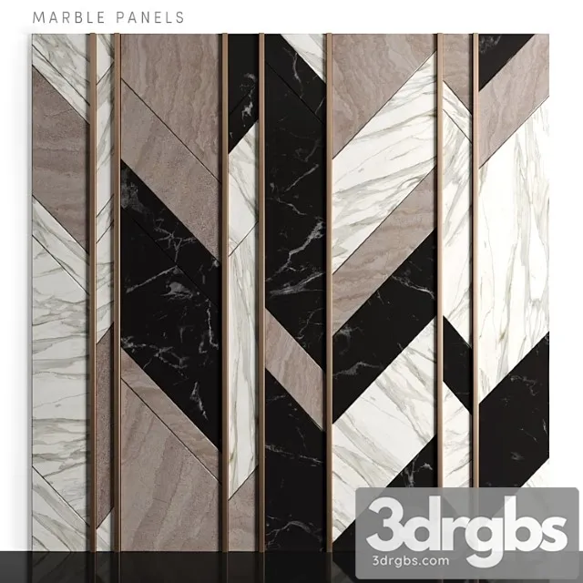 Marble Panels 3D Model Free