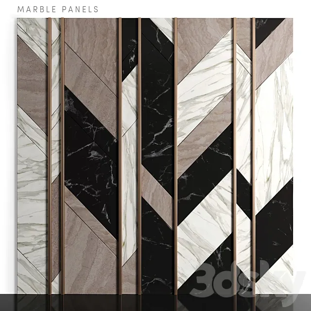 Marble panels 3DModel