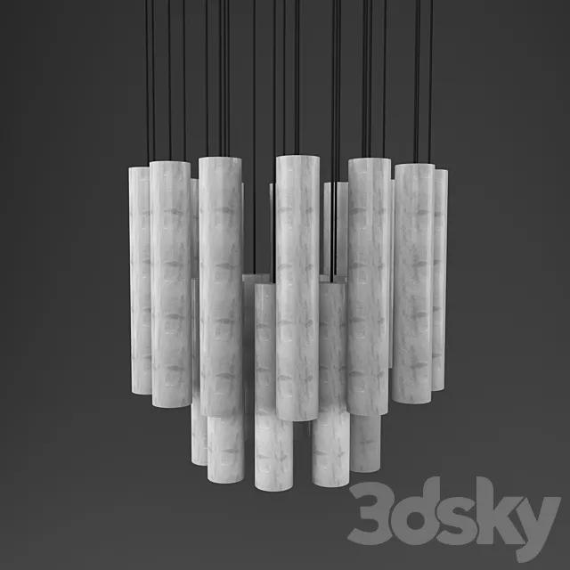 Marble pendant lamp 3DModel