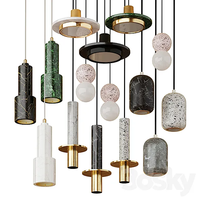 Marble set lampatron two 3D Model