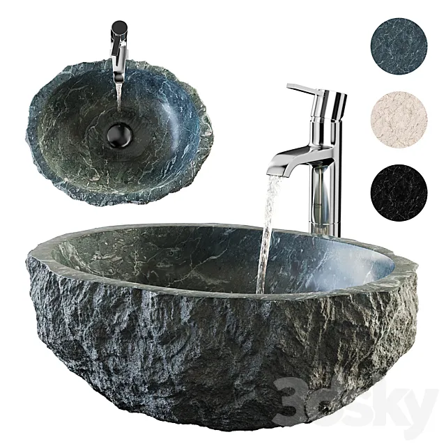 Marble sink 1 3D Model