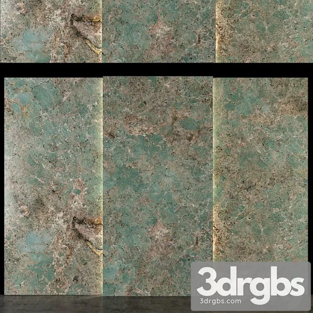 Marble stone Set01 3D Model Free